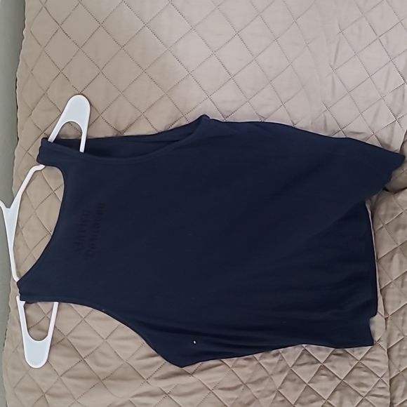 Harley Davidson women's tank top with rhinestones in navy blue and size large. - Picture 2 of 2